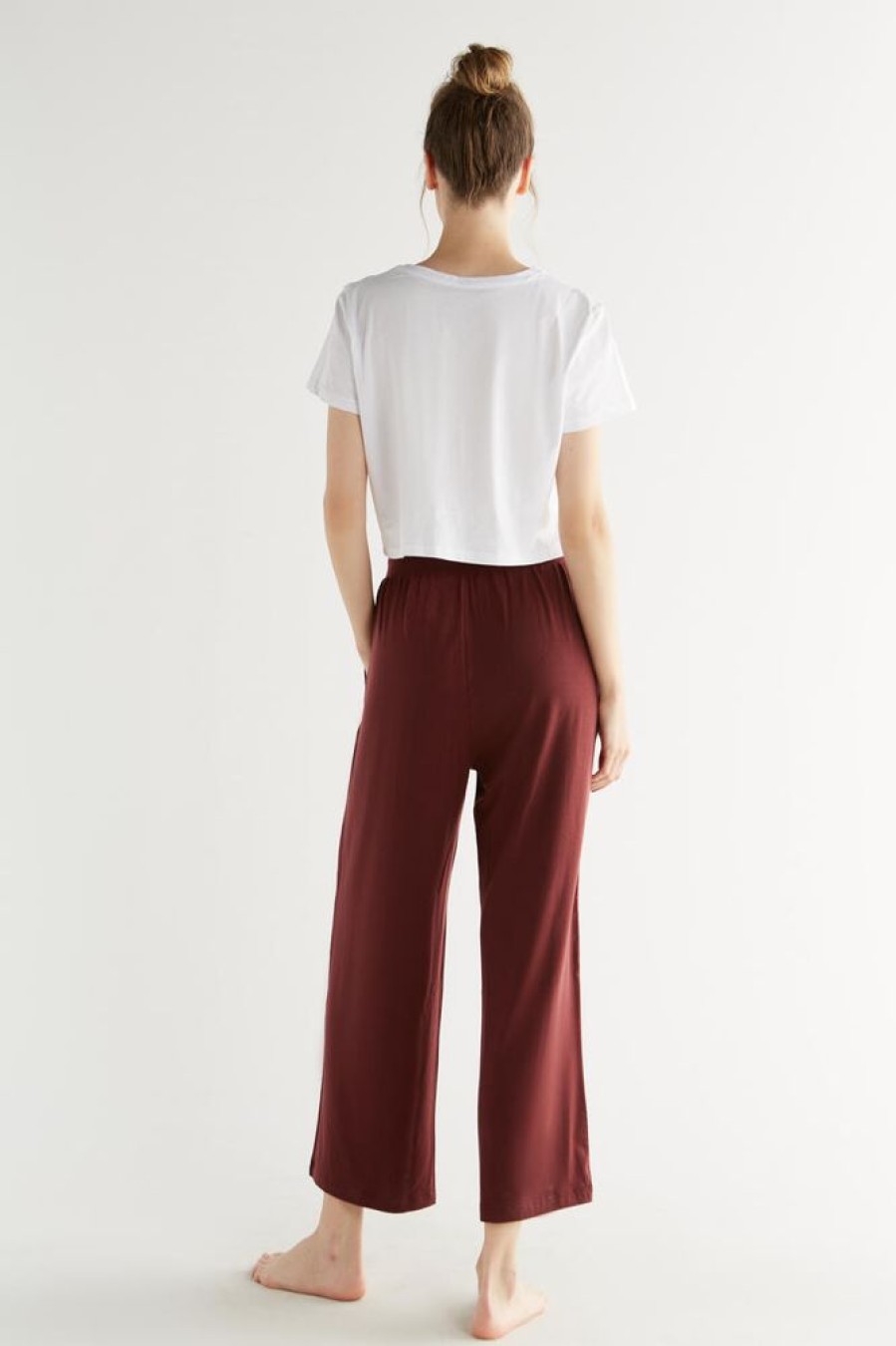 Damen True North Hosen | True North Damen Wide Leg Pants Aus Tencel Lyocell T1322