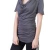 Damen Ajna Kleider | Shirt / Kleid Camelia Grau