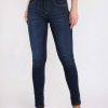 Damen Kuyichi Jeans | Carey Super Skinny High Waist Jeans (Dark Blue)