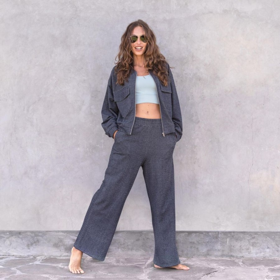 Damen Jaya Jeans | Daphne - Jeans-Loungewear! Weite Hose Im Marlene Stil