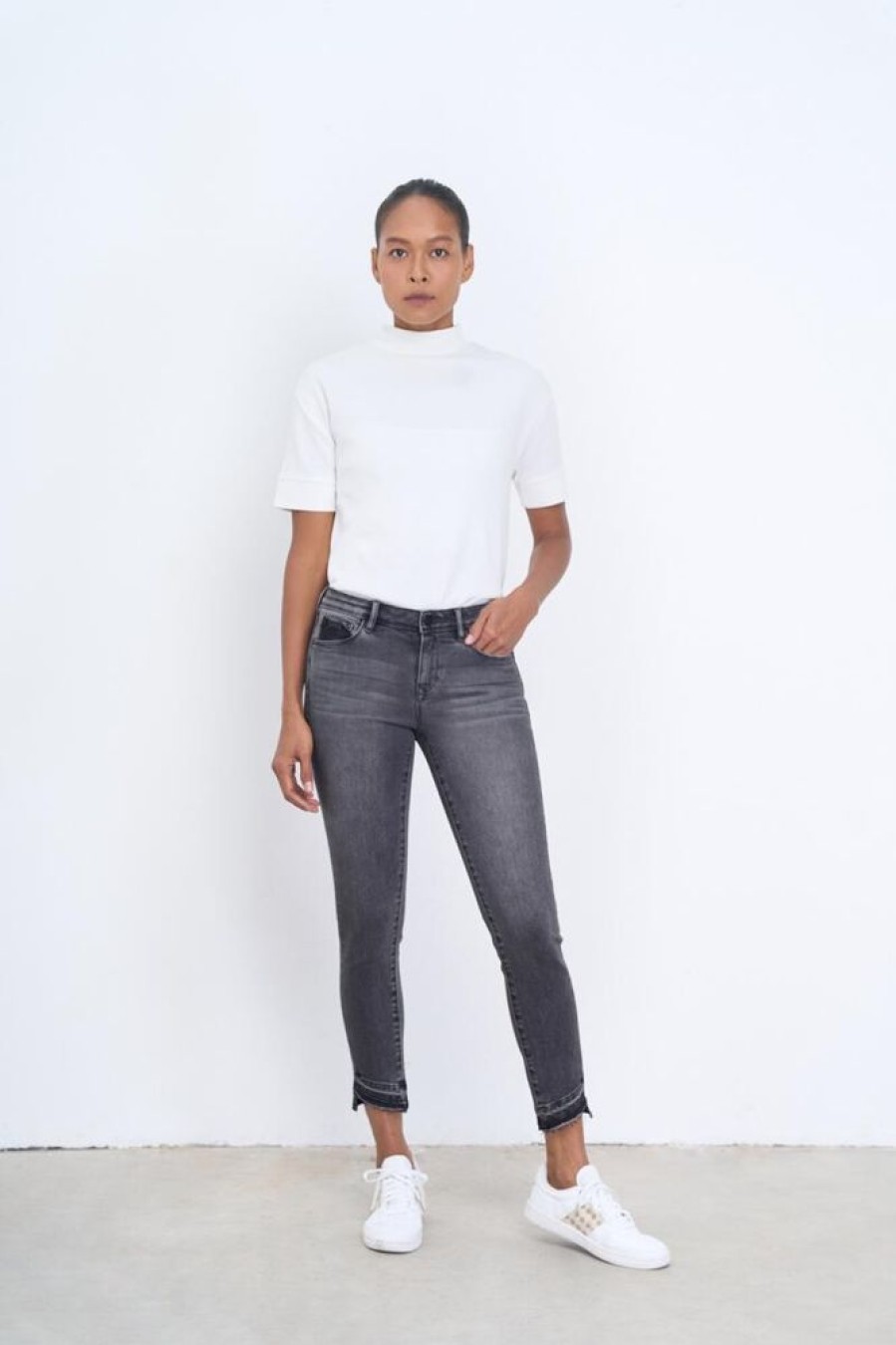 Damen DAWN Jeans | Mid Sun Slim Comfortstretch - Design Details