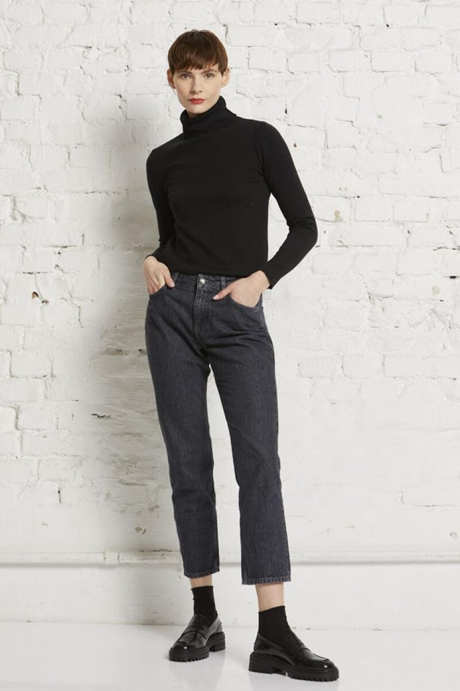 Damen Wunderwerk Jeans | Damen Jeans Aus Biobaumwolle "Denise Straight Leg"