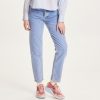 Damen KnowledgeCotton Apparel Jeans | Jeans Tapered Fit- Stella Reborn - Aus Recycelter Bio-Baumwolle