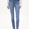 Damen ARMEDANGELS Jeans | Ingaa X Stretch - Damen Skinny Leg High Waist Aus Bio-Baumwoll Mix