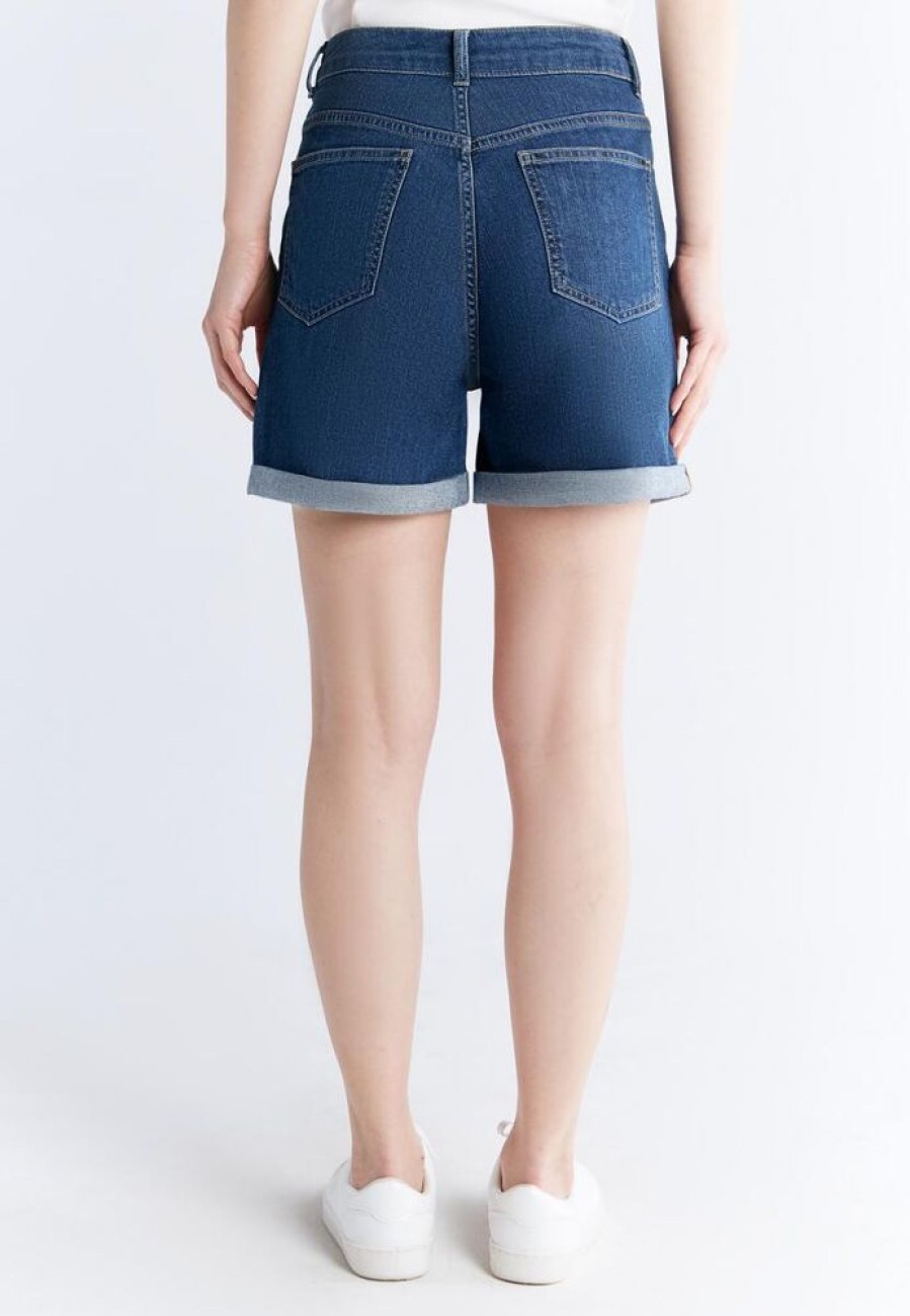 Damen Evermind Jeans | Women'S Mom Shorts-Wn3020