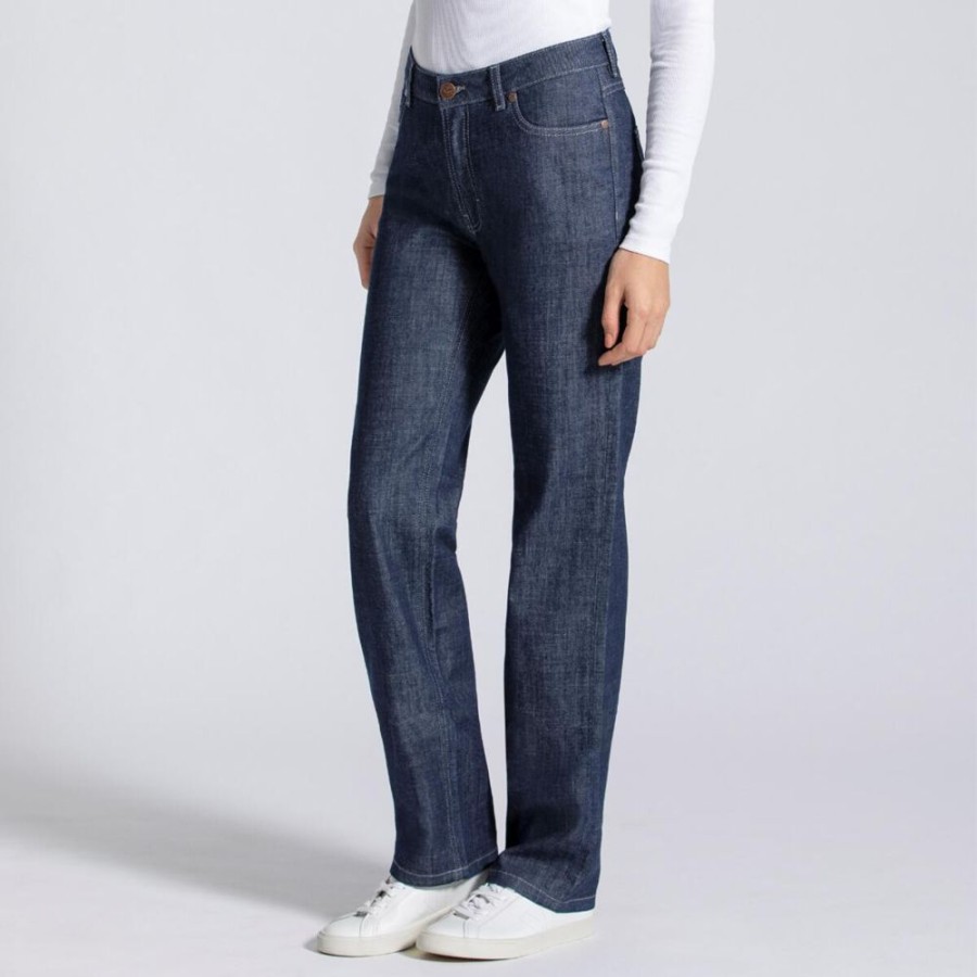 Damen Feuervogl Jeans | Straight Cut High Waist Finna