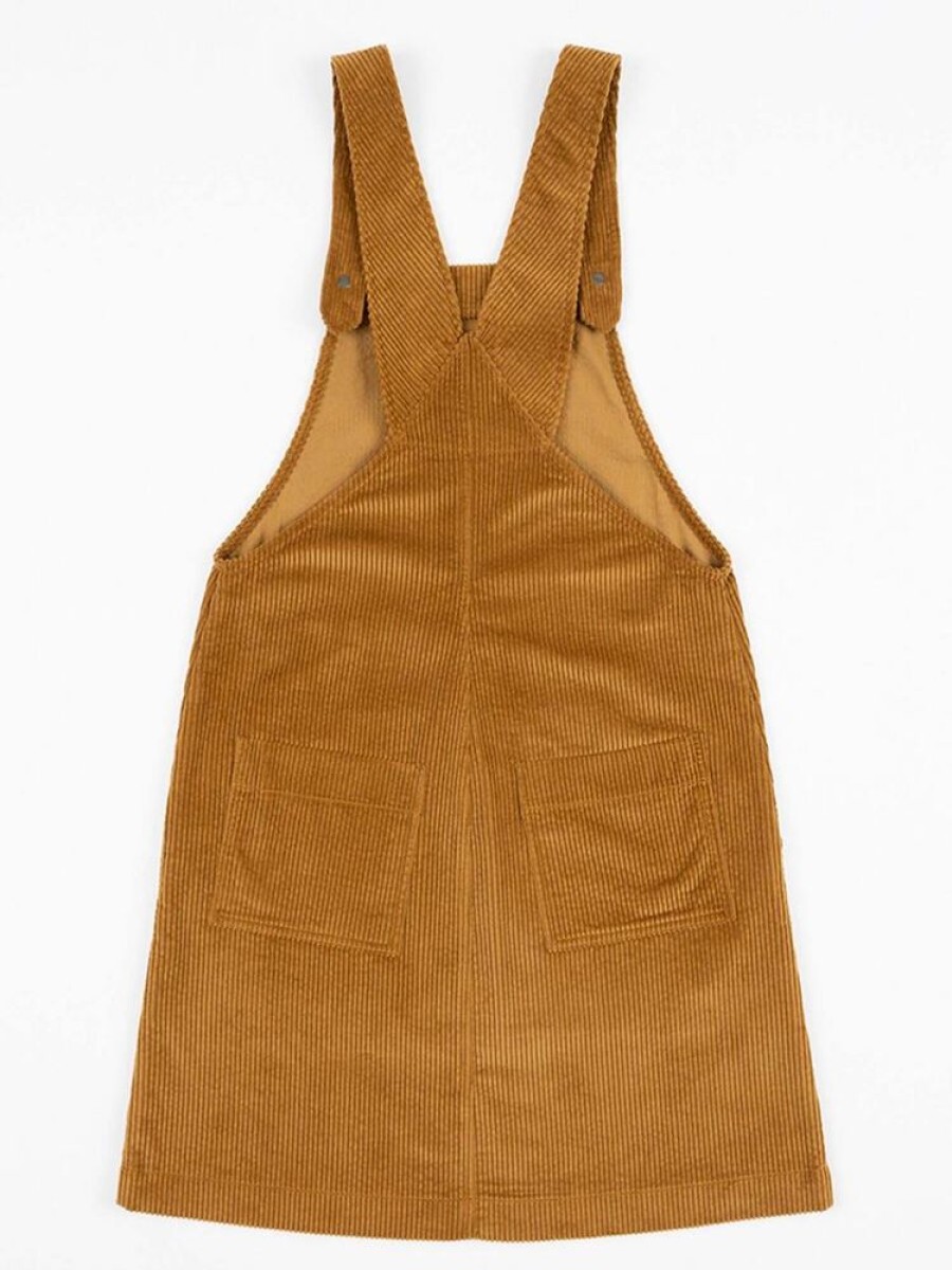 Damen Rotholz Kleider | Latzkleid - Dungaree Corduroy Dress - Aus Baumwollcord