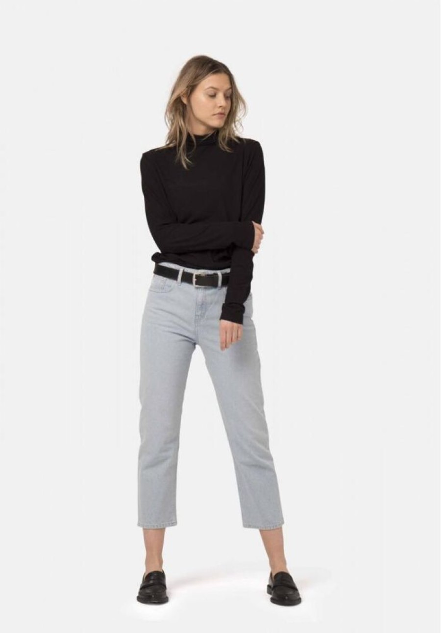 Damen Mud Jeans Jeans | Mud Jeans Cropped Mimi / Sun Stone