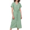 Damen recolution Kleider | Kleid Aus Lenzing Ecovero/Leinen Mix | Dress Peony Recolution