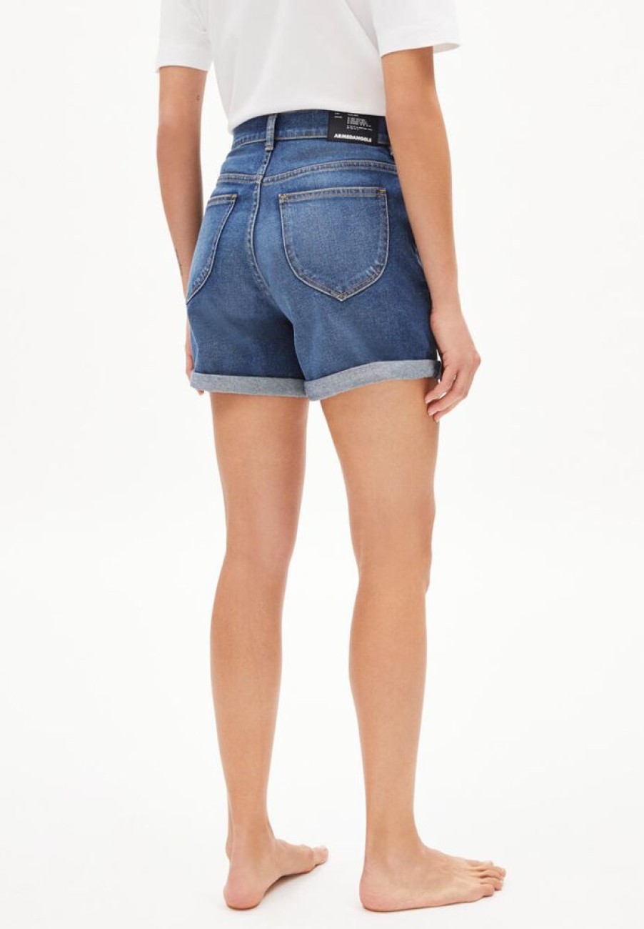 Damen ARMEDANGELS Hosen | Sviaa - Damen Jeans Shorts Aus Bio-Baumwoll Mix