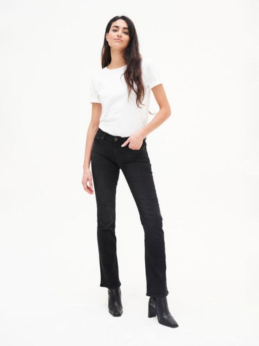 Damen Kuyichi Jeans | Damen Bootcut Jeans Amy Bio-Baumwolle/Recycelte Baumwolle