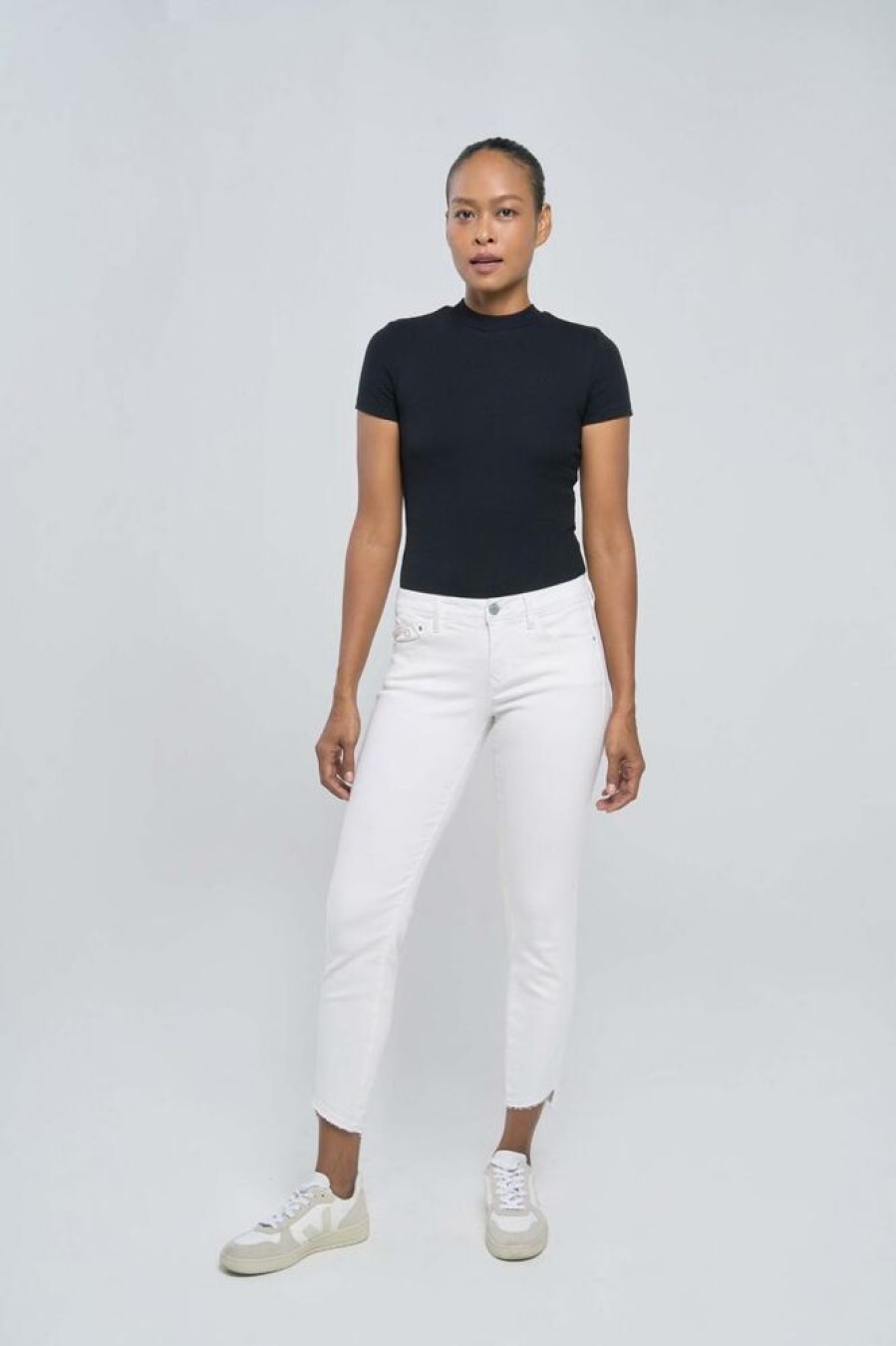 Damen DAWN Jeans | Mid Sun Slim Comfortstretch - Design Details