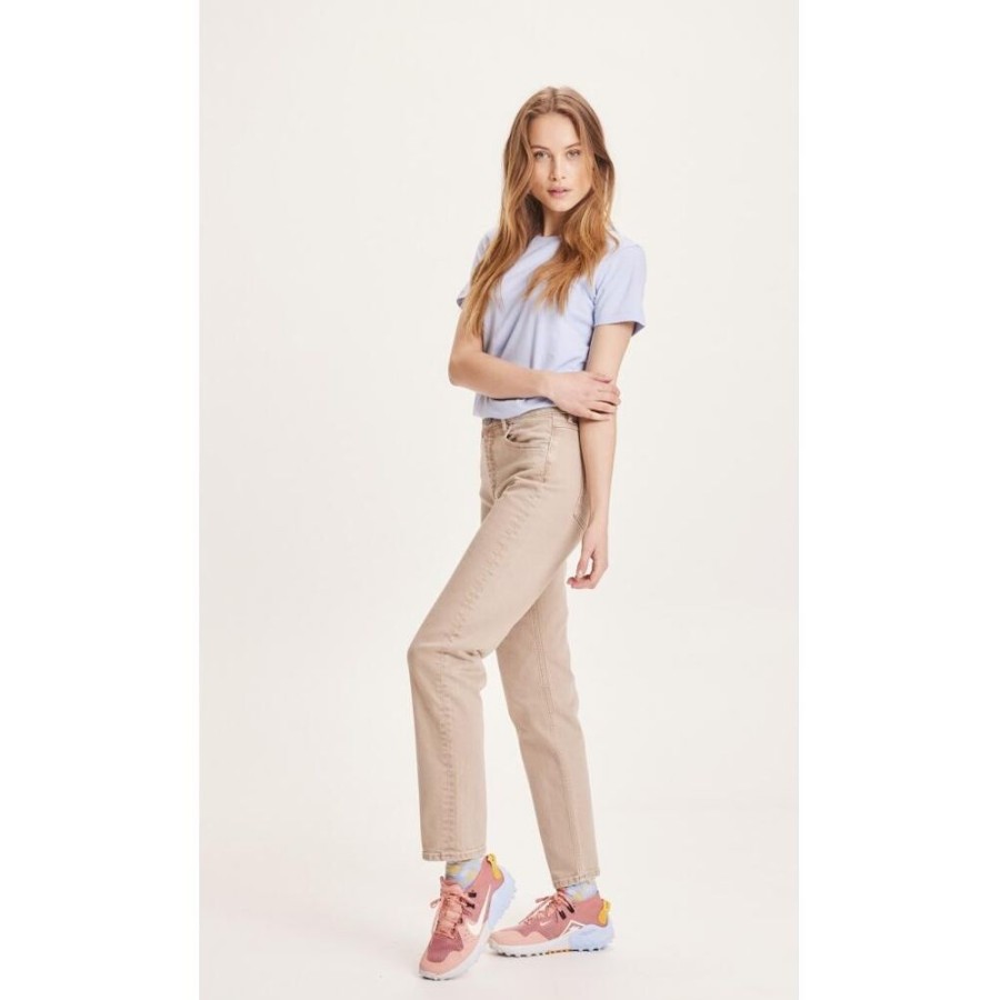 Damen KnowledgeCotton Apparel Jeans | Straight Twill Pants Stella - Nuance By Nature