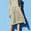 Damen ROSALIE Kleider | Sommerkleid Mit Blumenprint Knielang - Josi