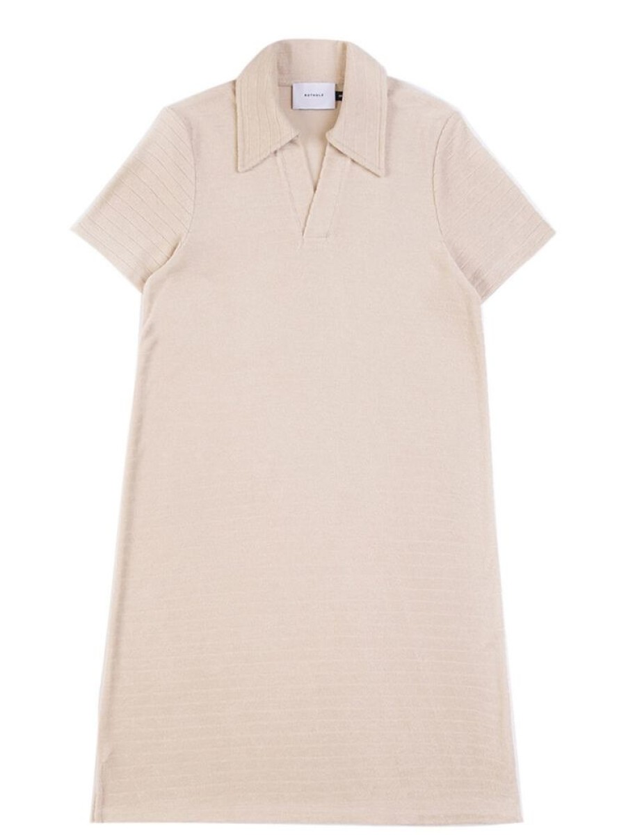 Damen Rotholz Kleider | Terry Polo Cotton Dress