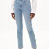 Damen ARMEDANGELS Jeans | Lejaani - Damen Straight Leg High Waist Aus Bio-Baumwoll Mix