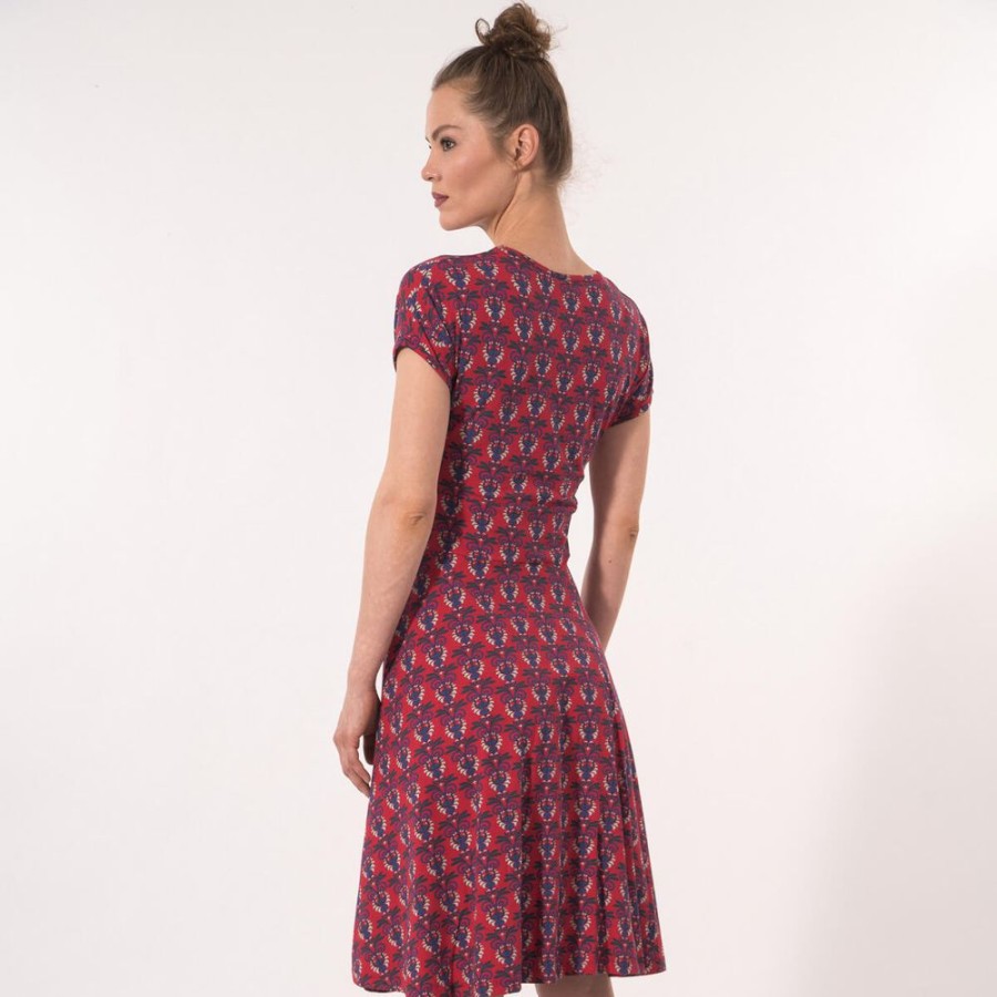 Damen Chapati Design Kleider | Sommerkleid "Dorsa" Aus Bio (Gots) Jersey