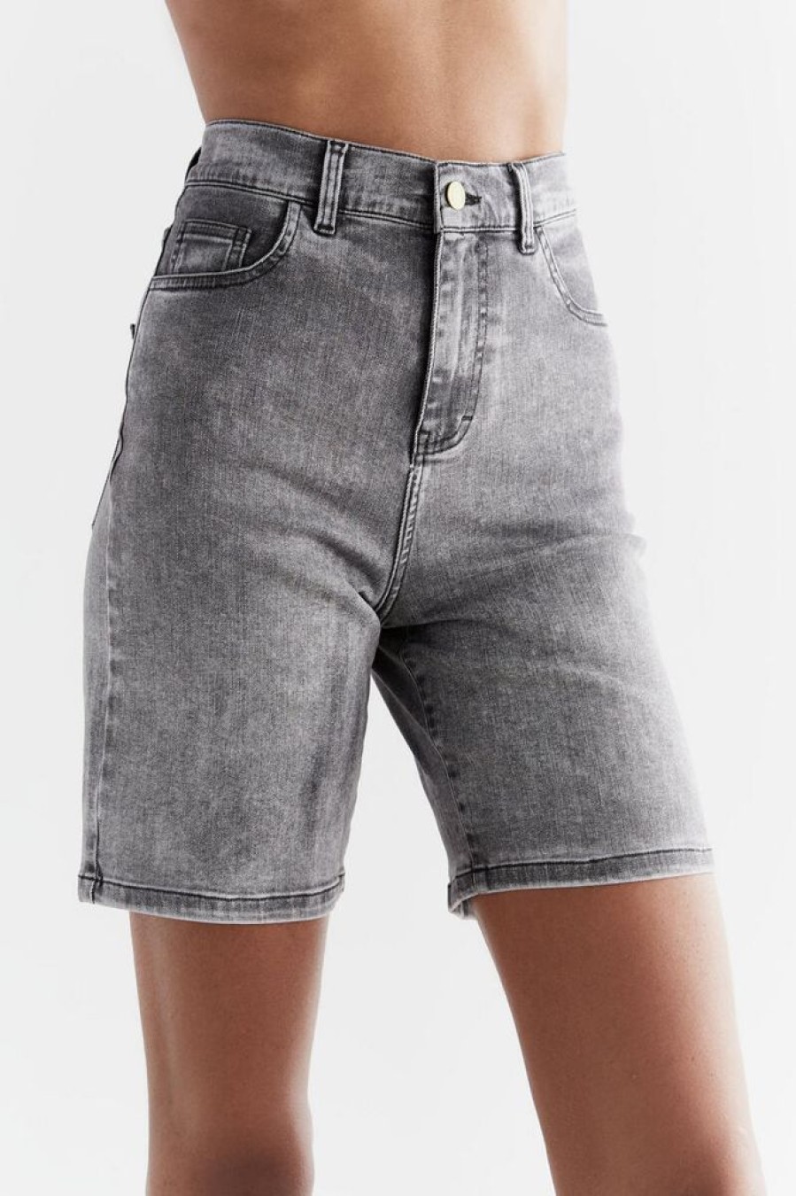 Damen Evermind Jeans | Evermind - Damen Jeans Short Aus Bio-Baumwolle Wa3015