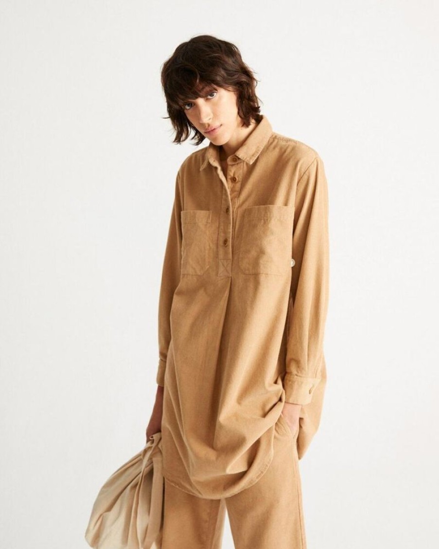 Damen thinking mu Kleider | Camel Neyade Kleid