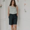 Damen AmourLinen Hosen | Lange Leinenshorts Matilda