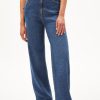 Damen ARMEDANGELS Jeans | Enijaa Hemp - Damen Wide Leg High Waist Aus Bio-Baumwoll-Hanf Mix