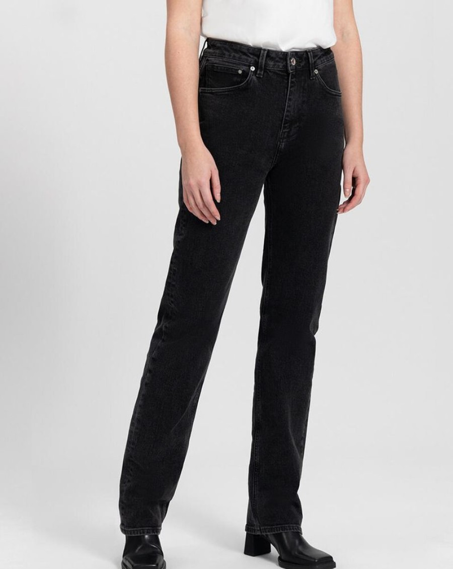 Damen Kuyichi Jeans | Jeans - Rosa Straight - Aus Bio-Baumwolle