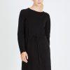 Damen recolution Kleider | Knitted Dress Schwarz