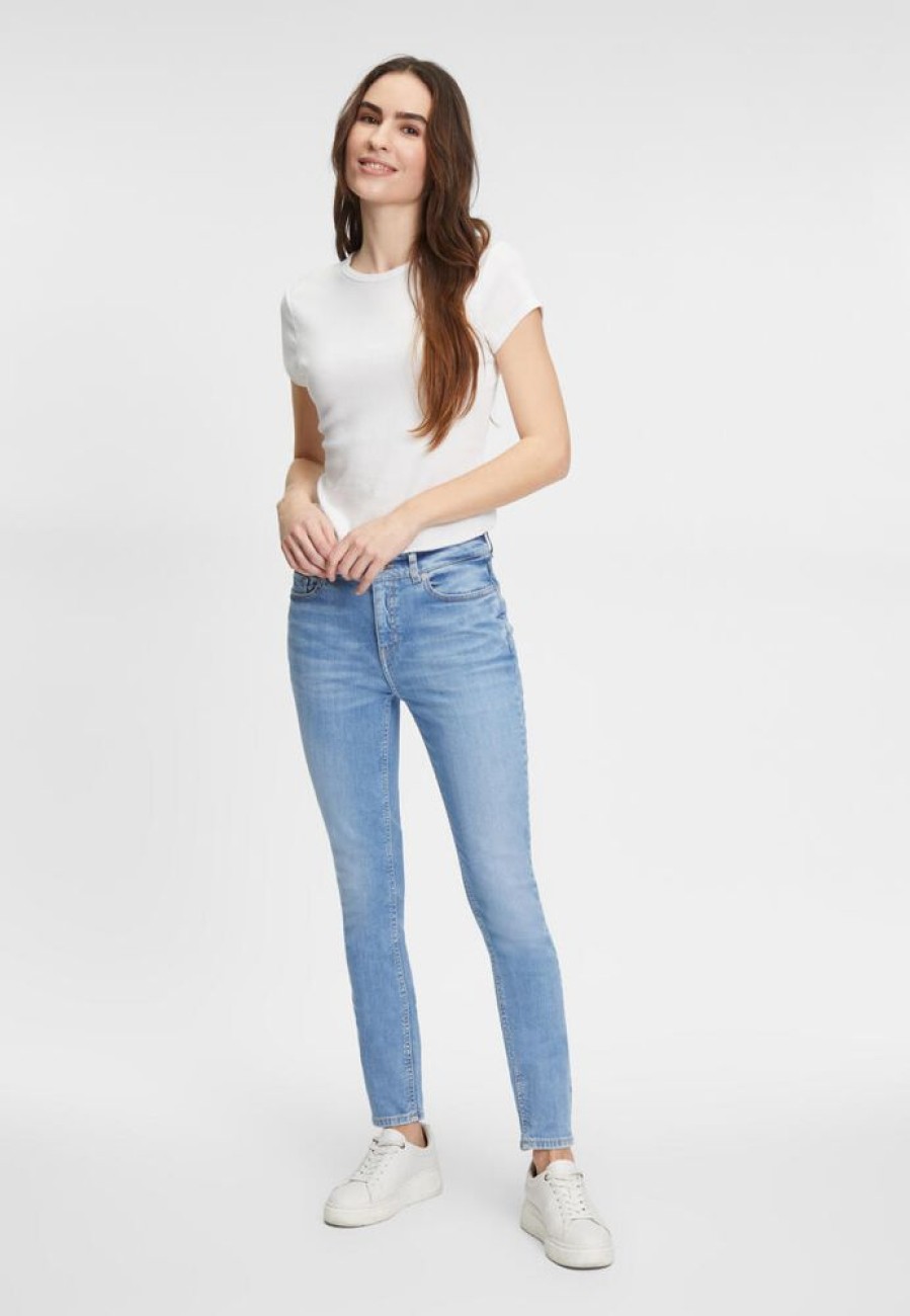 Damen FUTURE:PEOPLE. Jeans | 01:00 Slim Fit, Mid Waist - Fabric Made In Italy