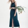 Damen Flowmance Kleider | Maxikleid Tulpinaa - Elegantes Maxikleid Mit Schlitz Fur Anlasse