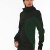 Damen LASALINA Kleider | Winter Kapuzenkleid Aus Bio Baumwolle - Nissa