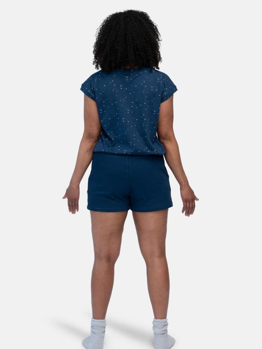 Damen greenjama Hosen | Damen Short In Strukturmuster, Aus Bio Baumwolle Und Gots Zertifiziert