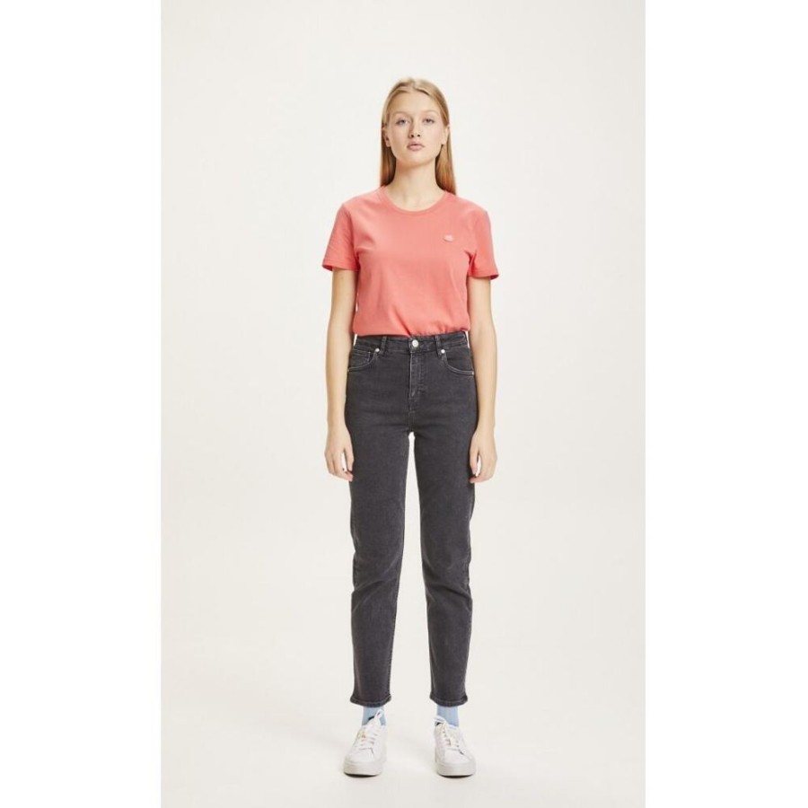 Damen KnowledgeCotton Apparel Jeans | Jeans Mom Fit - Iris - Aus Bio-Baumwolle