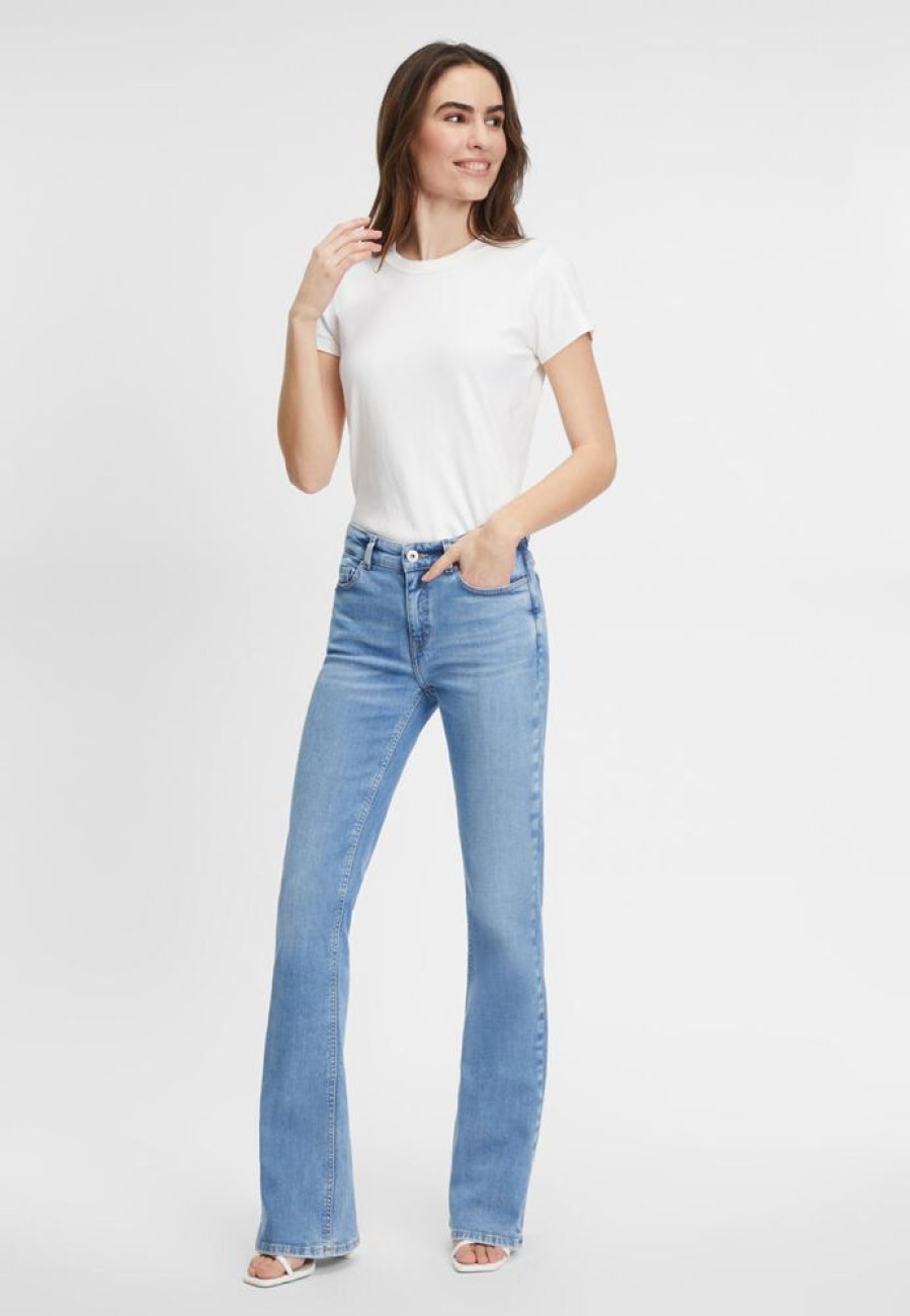 Damen FUTURE:PEOPLE. Jeans | 01:02 Bootcut, Mid Waist - Fabric Made In Italy