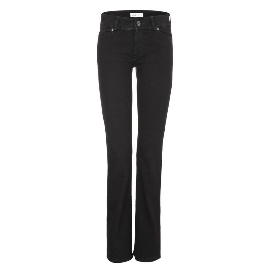 Damen goodsociety Jeans | Womens Bootcut Jeans Black One Wash