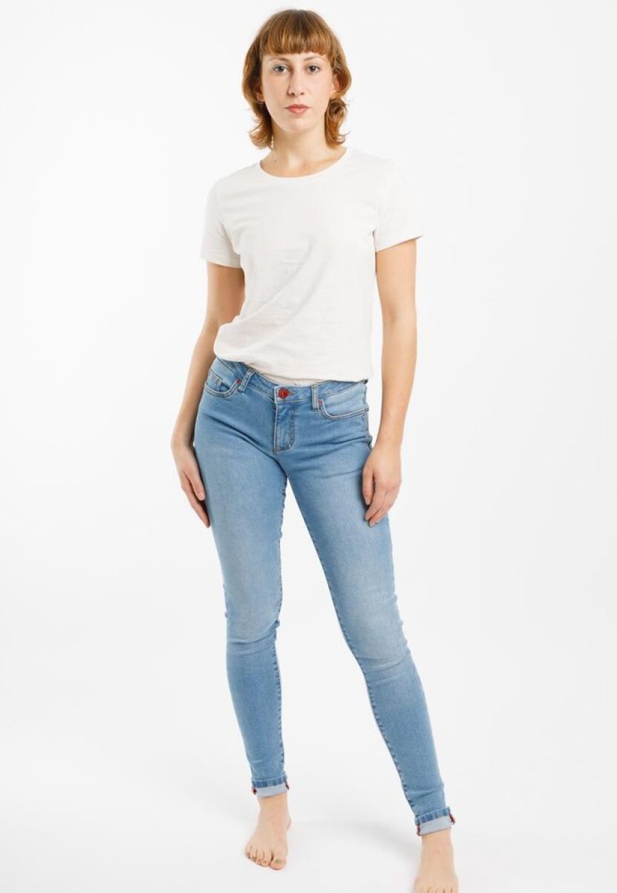 Damen TORLAND Jeans | Skinny Fit – Damenjeans Rosa