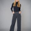 Damen Feuervogl Hosen | Fv-Flo:Ra | Weites Bein | High Waist | Knochellang | Breitkord