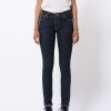 Damen Nudie Jeans Jeans | Skinny Lin - Dry Deep Orange