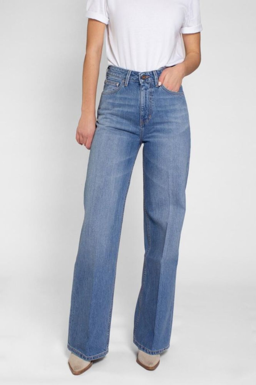 Damen Kuyichi Jeans | Jeans Wide Fit - Harper Loose Flare - Aus Bio-Baumwolle