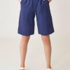 Damen Lana natural wear Hosen | Weit Geschnittene Shorts Aus Nachhaltigem Baumwoll-Hanf Gewebe Fur Damen - Azita