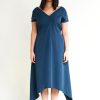 Damen Studio Hertzberg Kleider | Elegantes Kii-Raa Sommerkleid Aus Tencel