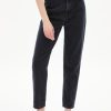 Damen ARMEDANGELS Jeans | Mairaa Blackblue - Damen Mom Fit High Waist