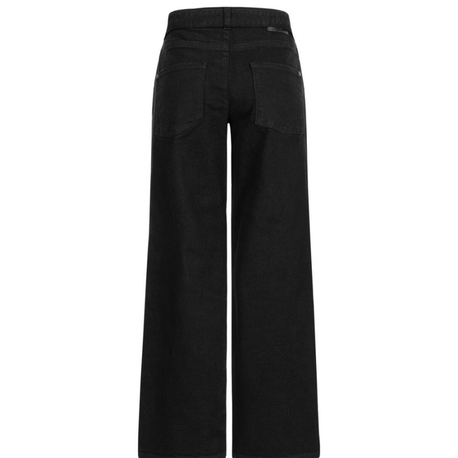 Damen Feuervogl Jeans | Flora | Wide Leg | High Waist | Ankle | Hemp Denim