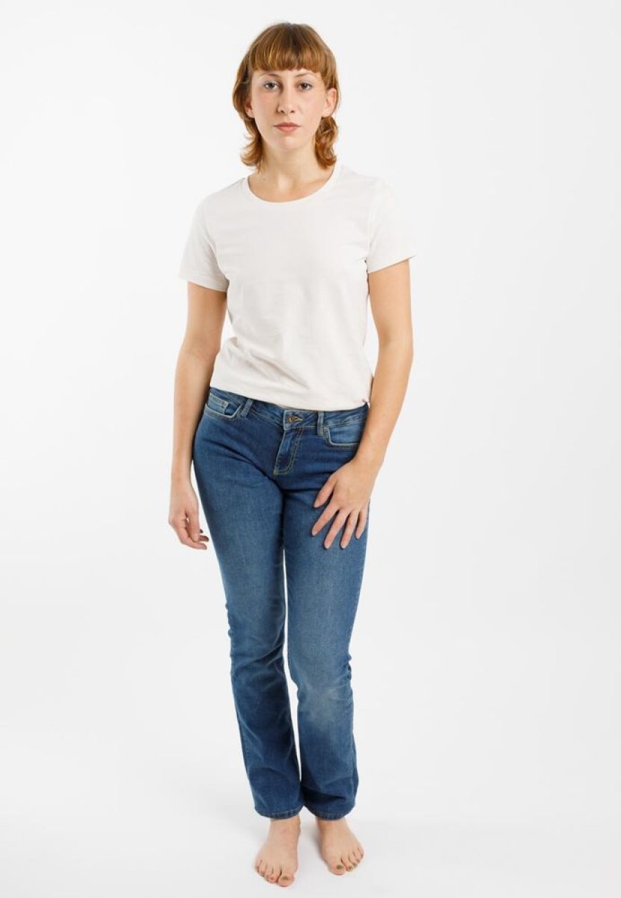 Damen TORLAND Jeans | Straight Fit – Mid Indigo Damenjeans Joan