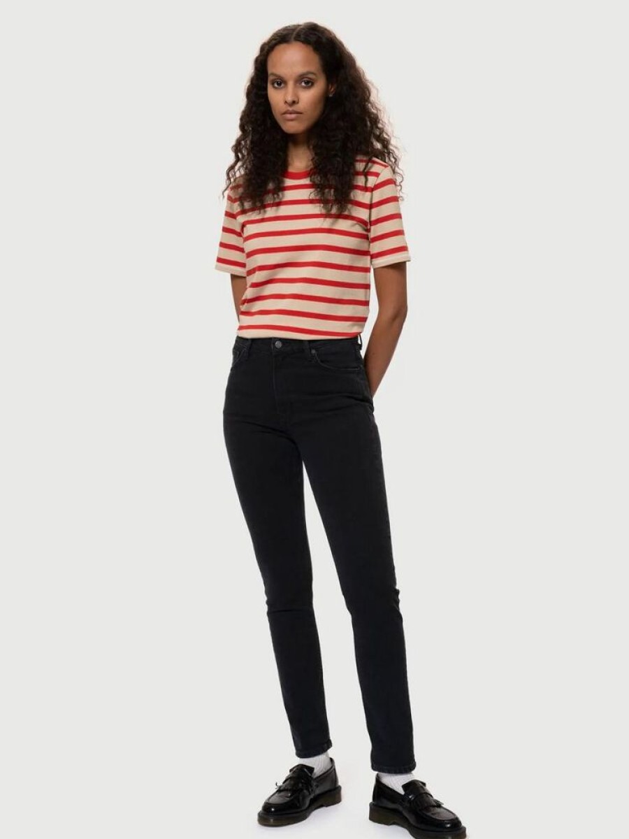 Damen Nudie Jeans Jeans | Mellow Mae - So Black