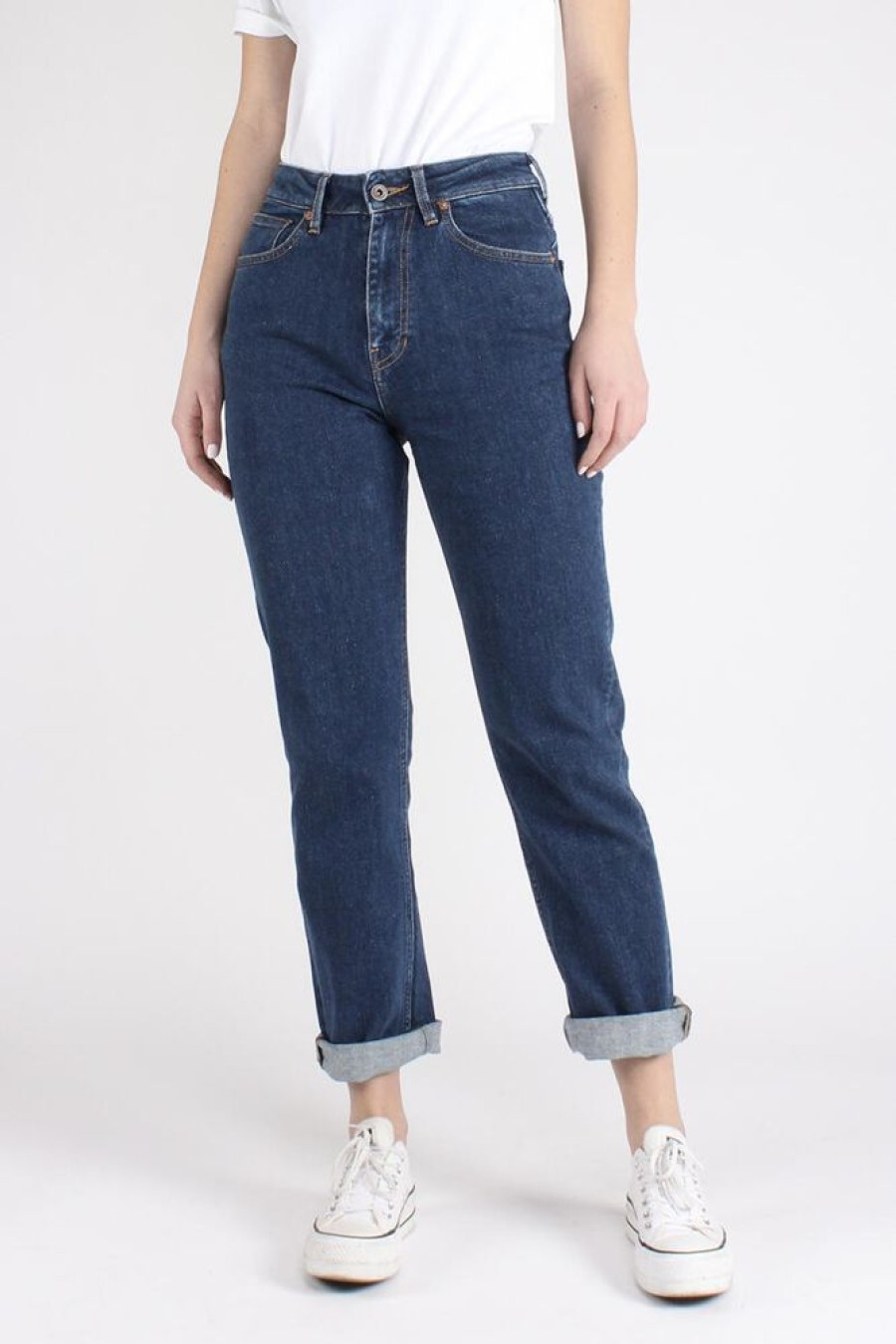 Damen Kuyichi Jeans | Jeans Straight Fit - Nora - Forever Blue