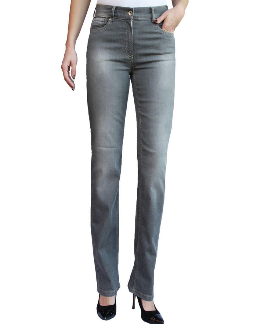 Damen bloomers Jeans | Hellgraue Damenjeans