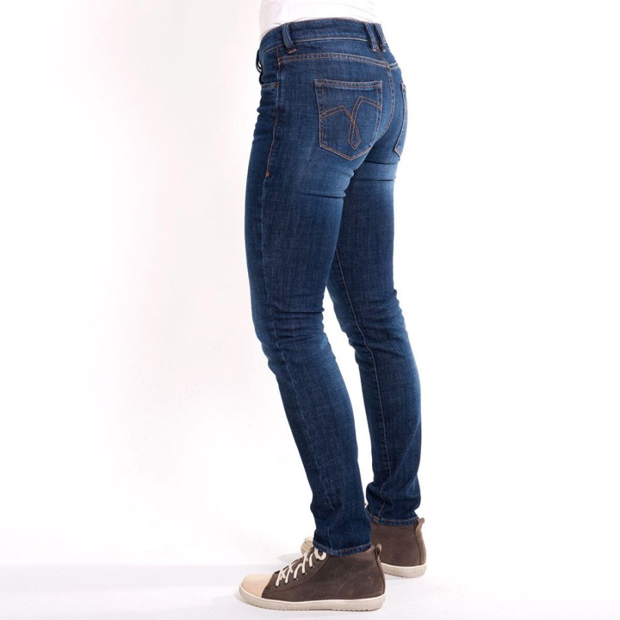 Damen fairjeans Jeans | Schmale Jeans Slimmy Waves, Mit Mittelhohem Bund Und Waschung, Aus Bio-Baumwolle